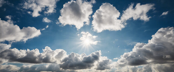 sky, clouds, scenery, light, wide, panorama, beautiful, weather, cloud, nature, blue, cloudscape, sunset, dramatic, cloudy, day, landscape, sunlight, sun, heaven