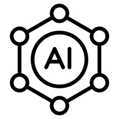 Artificial intelegent icon