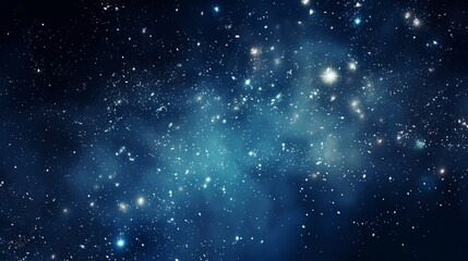 Close-up of Milky way galaxy with stars and space dust in the universe, Long exposure photograph, with grain