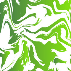 Wall Mural - abstract green liquefy wallpaper art design. green and white wavy background. green digital marbled 