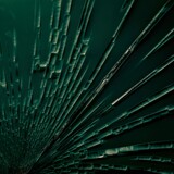 Fototapeta Łazienka - Texture of scratches on old dark green plastic, abstract background