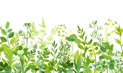 Wall Mural - Green natural healthy and organic background,Generative AI 