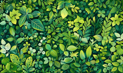 Green natural healthy and organic background,Generative AI 