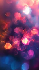 Aufkleber - Abstract defocused colorful gradient lights