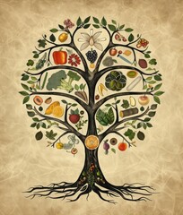 The Tree of Life in Food Art.