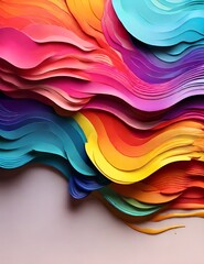 Wall Mural - abstract background with colorful gradient Generative AI