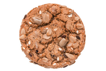 Sticker - Oatmeal grain cookie isolated