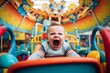 The Crying Baby: A Common Occurrence in Indoor Play Areas. Concept Parenting Tips, Indoor Playtime, Dealing with Emotions