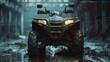 Front view of ATV 