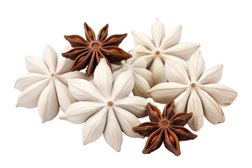 Wall Mural - Anise on transparent background, Png format.