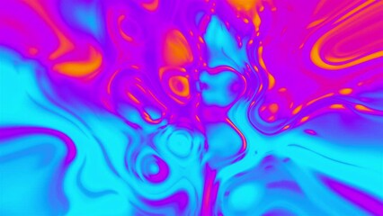 Poster - Abstract energy surface. Computer generated 3d render