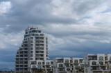 Fototapeta  - residential complex with white villas in Cyprus 2