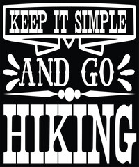 Wall Mural - keep it simple and go hiking