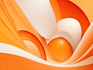 Aufkleber - abstract smooth orange backdrop layout for a business report using a designstudioroom site template