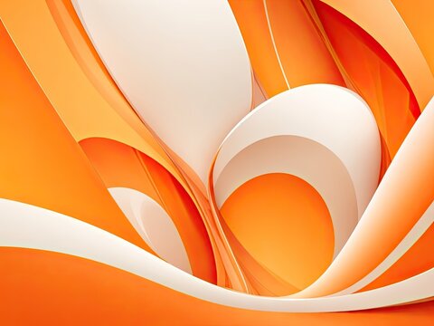 abstract smooth orange backdrop layout for a business report using a designstudioroom site template
