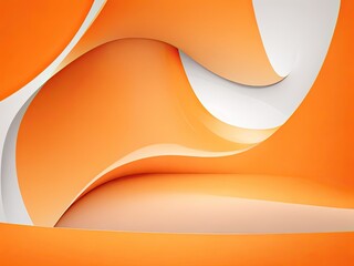 Aufkleber - abstract smooth orange backdrop layout for a business report using a designstudioroom site template