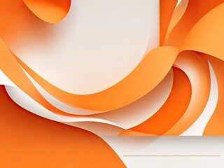 Aufkleber - abstract smooth orange backdrop layout for a business report using a designstudioroom site template