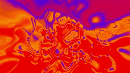 Poster - Abstract energy surface. Computer generated 3d render