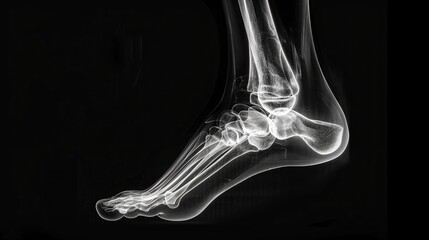 human foot ankel and leg xray picture