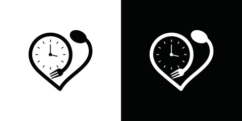 Sticker - love eat time logo. eating time. time to eat