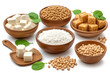 Soy Protein: Soy protein is another plant-based option, derived from soybeans. It is a complete protein source