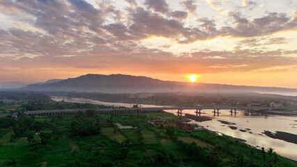 The Kretek 2 Bridge part of the Bantul Southern Cross Road (JJLS)