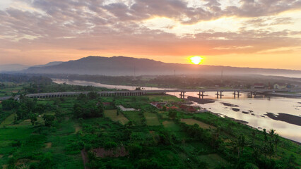 The Kretek 2 Bridge part of the Bantul Southern Cross Road (JJLS)