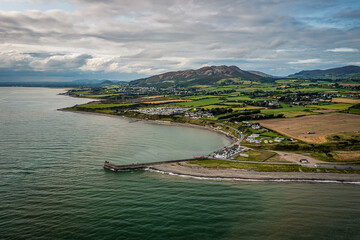 Wall Mural - Aerial View over Gyles Quay, Dundalk, Louth, Ireland