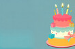 © Kateryna - Image of a cake on a light background with space for text
