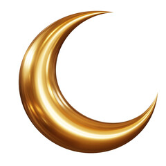 Wall Mural - 3d golden moon