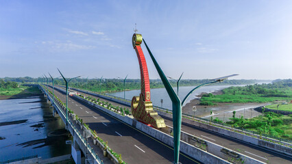 The Kretek 2 Bridge part of the Bantul Southern Cross Road (JJLS)