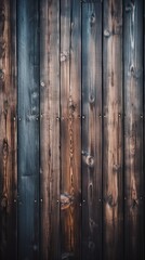 Wall Mural - dark wood grain texture background