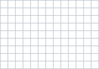 Poster - Grid symmetrical background from chess, lines paper page isolated, cells notebook pattern, grid banner, square graph project texture, mockup template copybook, school checkered sheet backdrop