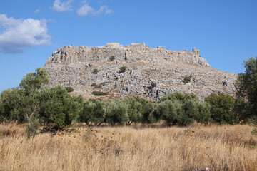 Poster - Festung Feraklos bei Charaki auf Rhodos