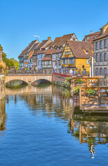 Wall Mural - Colmar a medieval city in Alsace