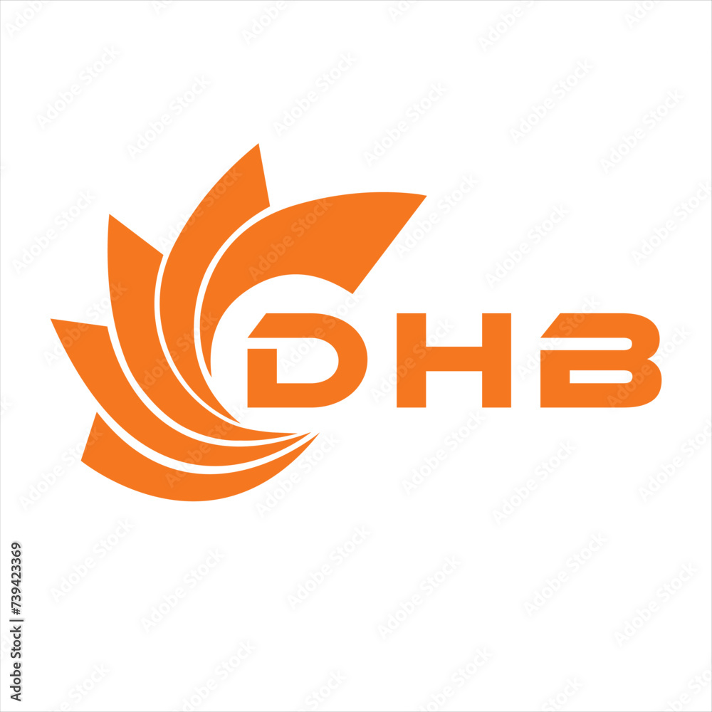 DHB letter design. DHB letter technology logo design on white background. DHB Monogram logo design for entrepreneur and business