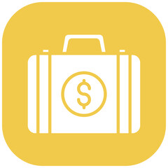 Wall Mural - Cash Suitcase Icon