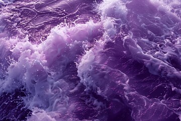 Wall Mural - purple waves and water