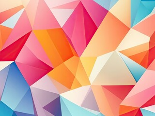 Aufkleber - Free photo low poly abstract background