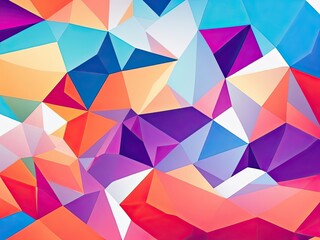 Aufkleber - Free photo low poly abstract background