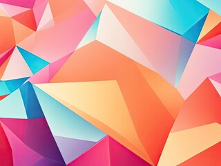 Aufkleber - Free photo low poly abstract background