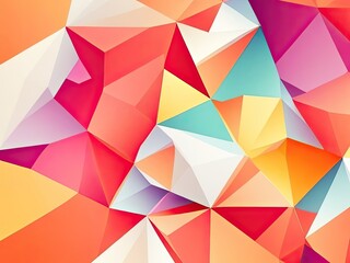Aufkleber - Free photo low poly abstract background