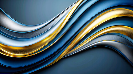 Wall Mural - Dynamic fluidity: An abstract wave of color and motion, capturing the essence of movement and the vibrant energy of life