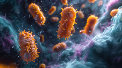 Poster - Discover the hidden diversity of viruses and bacteria under microscope