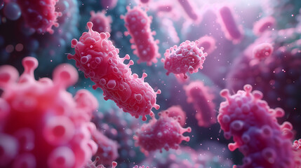 Poster - Viruses and bacteria reveal their fascinating morphology and behavior
