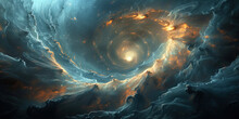 Stormy Cosmic Storms, Like A Whirlwind Of Energy In The Endless Abyss Of Spac