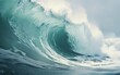 © paul - Stormy blue wave sea