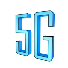 Poster - Blue 3d text 