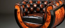 Modern Luxury Black Leather Chair Furniture For Elegant Interior Design
