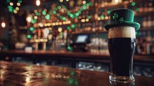 Saint Patrick Day Drink. Generative AI